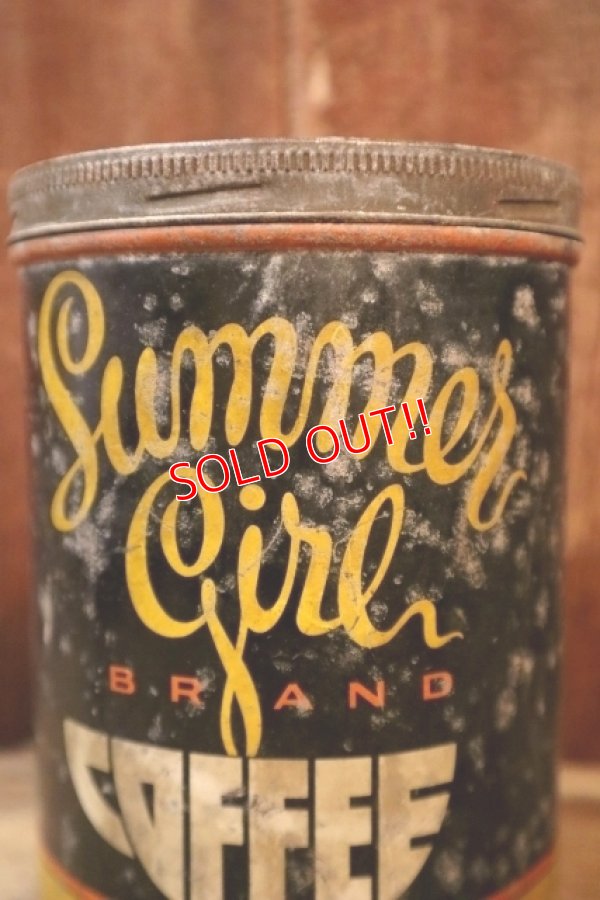 画像2: dp-250205-77 THE H.D. LEE MERCANTILE CO. Summer Girl BRAND COFFEE CAN