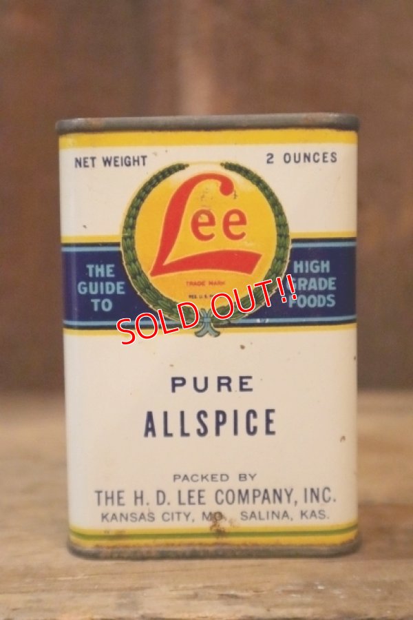 画像1: dp-250205-77 THE H.D. LEE COMPANY PURE ALLSPICE CAN