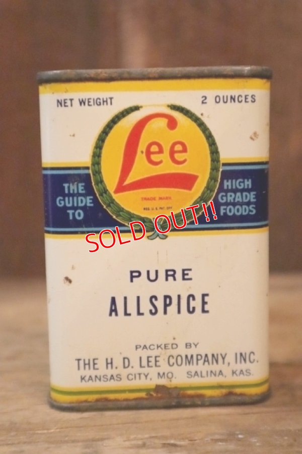 画像2: dp-250205-77 THE H.D. LEE COMPANY PURE ALLSPICE CAN