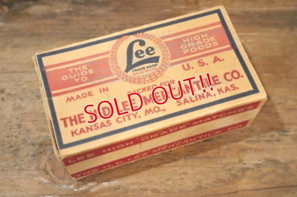 画像1: dp-250205-77 THE H.D. LEE MERCANTILE CO. LEE HIGH GRADE MATCHES BOX