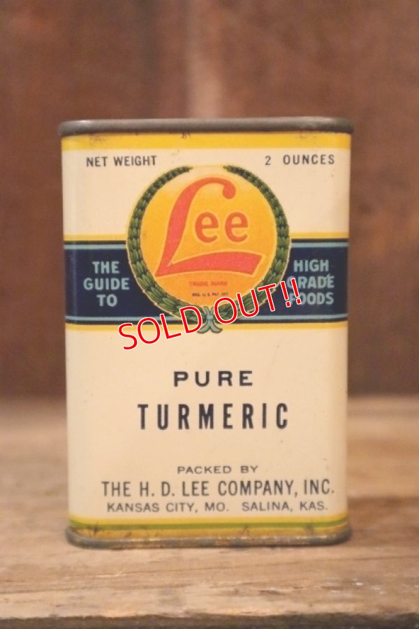 画像2: dp-250205-77 THE H.D. LEE COMPANY PURE TURMERIC CAN