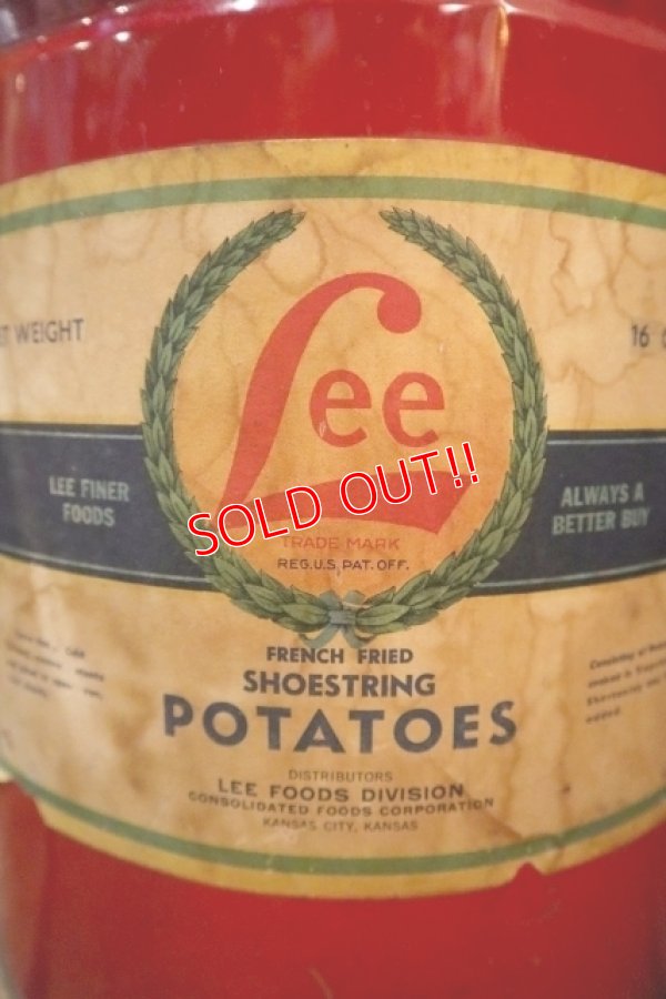 画像2: dp-250205-77 LEE FOODS DIVISION FRENCH FRIED SHOESTRING POTATOS 16 OZS.CAN