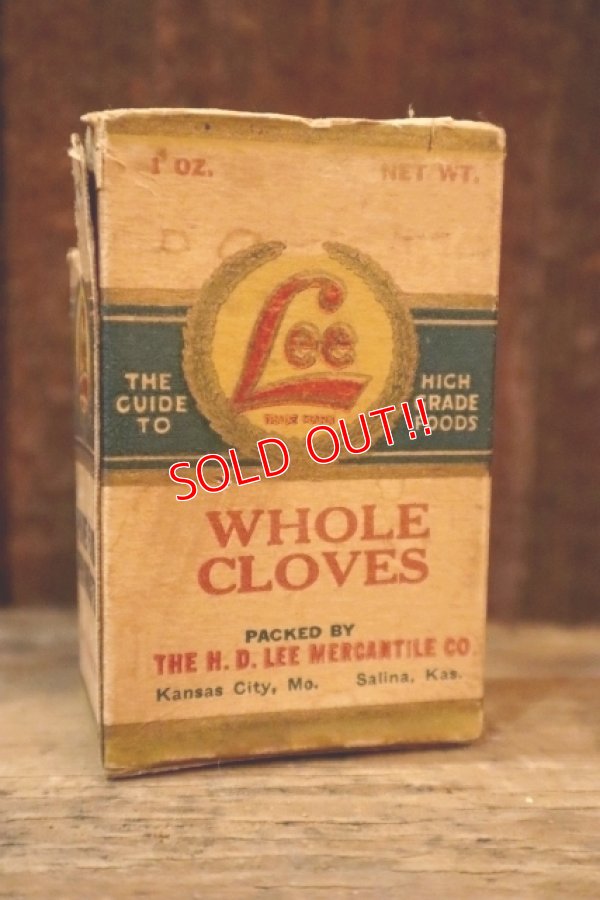 画像1: dp-250205-77 THE H.D. LEE MERCANTILE CO. WHOLE CLOVES BOX