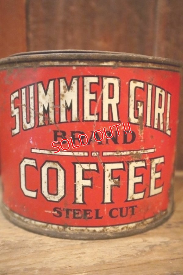 画像2: dp-250205-77 THE H.D. LEE MERCANTILE CO. SUMMER GIRL BRAND COFFEE CAN