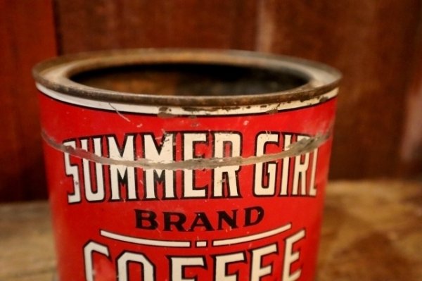 画像2: dp-250205-77 THE H.D. LEE MERCANTILE CO. SUMMER GIRL BRAND COFFEE CAN