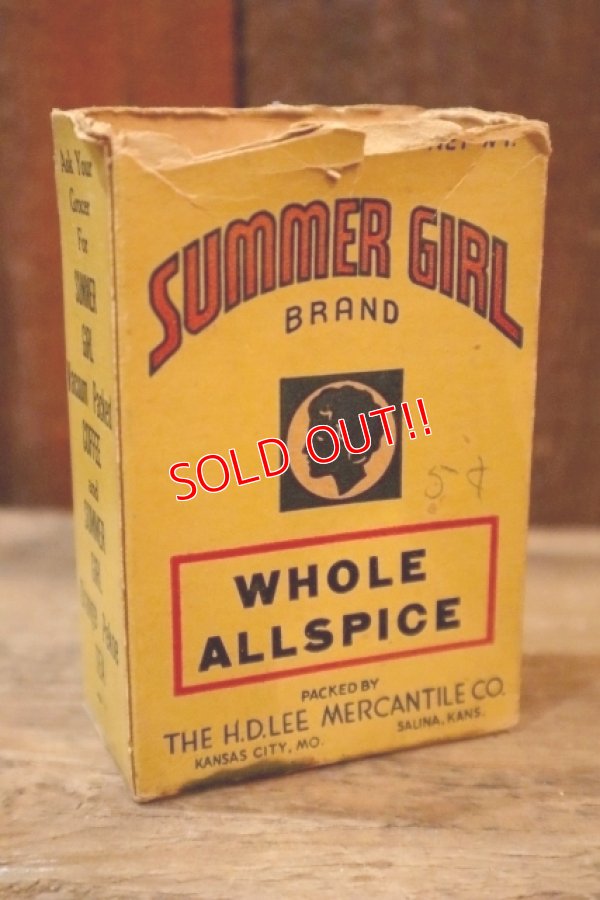 画像2: dp-250205-77 THE H.D. LEE MERCANTILE CO. SUMMER GIRL BRAND WHOLE SPICE BOX