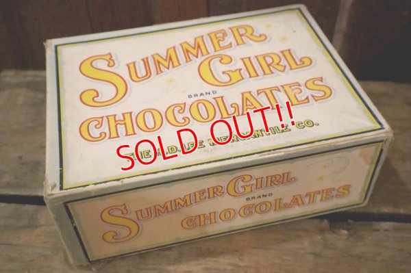 画像1: dp-250205-77 THE H.D. LEE COMPANY SUMMER GIRL BRAND CHOCOLATES BOX