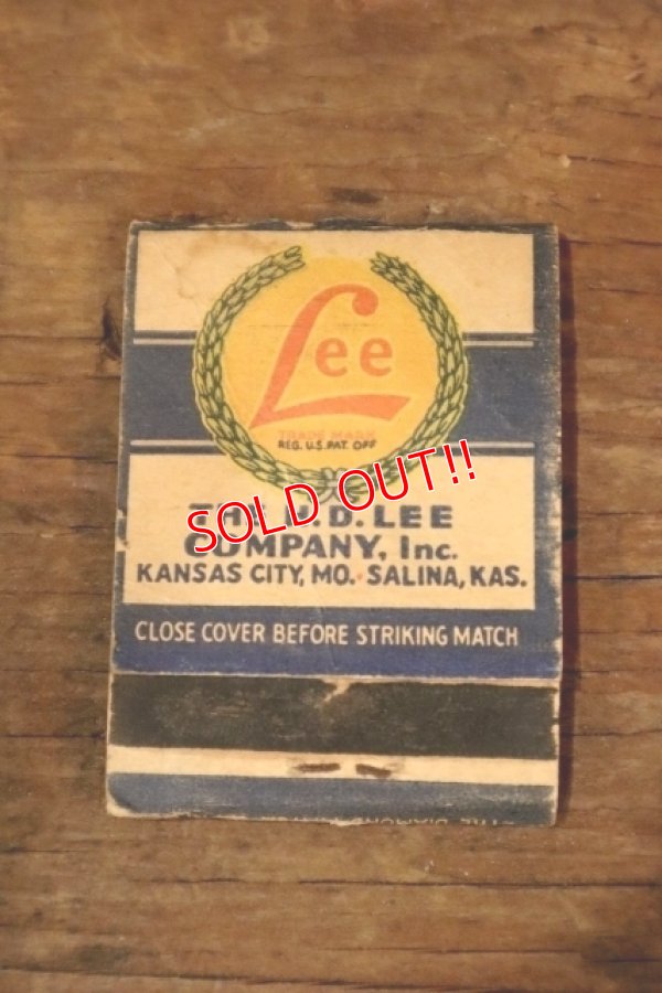 画像1: dp-250205-77 THE  H.D. LEE CO. 1940's〜 Match Book