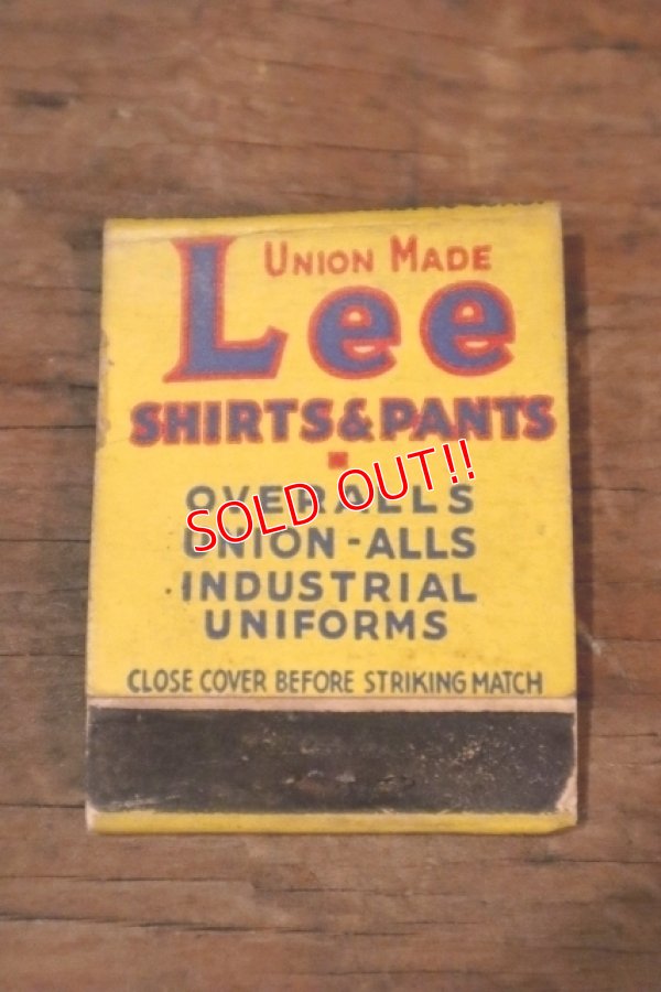 画像1: dp-250205-77 Lee 1940's-1950's Match Book