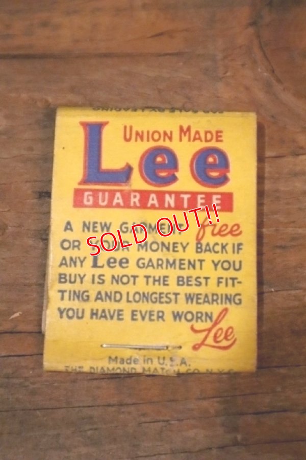 画像2: dp-250205-77 Lee 1940's-1950's Match Book