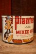 画像1: ct-250205-78 PLANTERS / MR.PEANUT 1950's Salted MIXED NUTS TIN CAN (1)