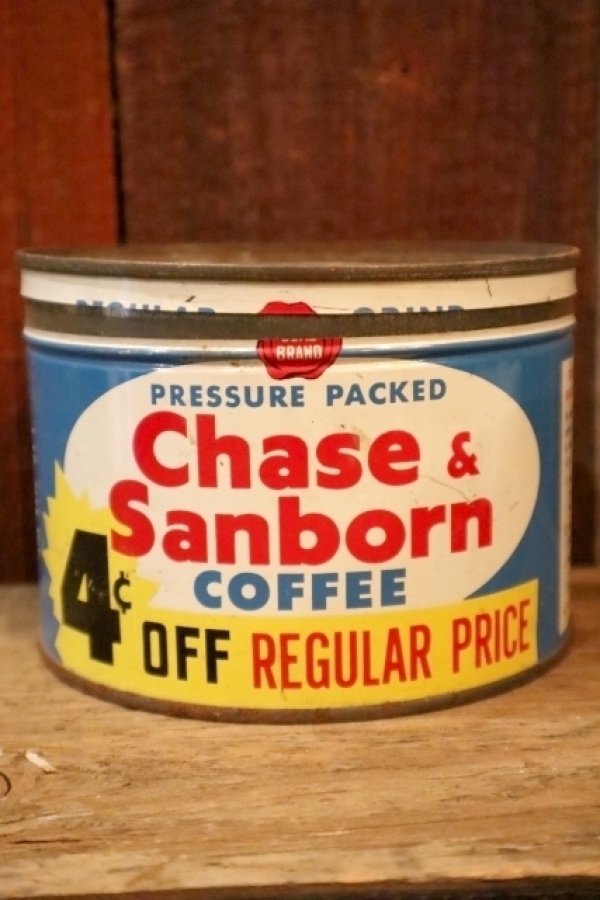 画像2: dp-250205-78 Chase & Sanborn COFFEE / 1950's Tin Can