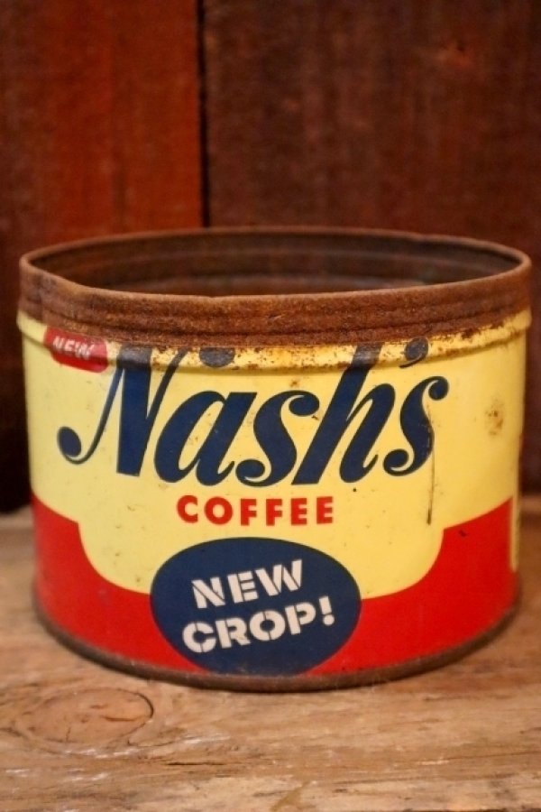 画像2: dp-250205-78 Nash's COFFEE / 1950's-1960's Tin Can