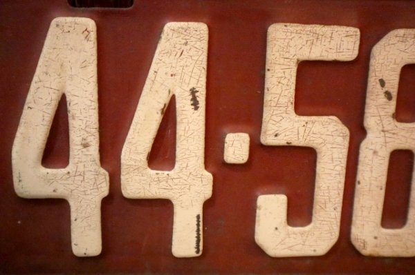 画像2: dp-250205-21 License Plate 1925 KANSAS "44-585"