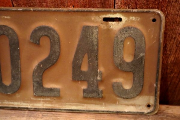 画像3: dp-250205-21 License Plate 1920's?  KANSAS "50249"