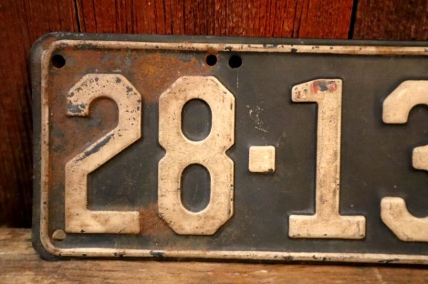 画像2: dp-250205-21 License Plate 1933 KANSAS "28-1381"