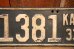 画像3: dp-250205-21 License Plate 1933 KANSAS "28-1381"