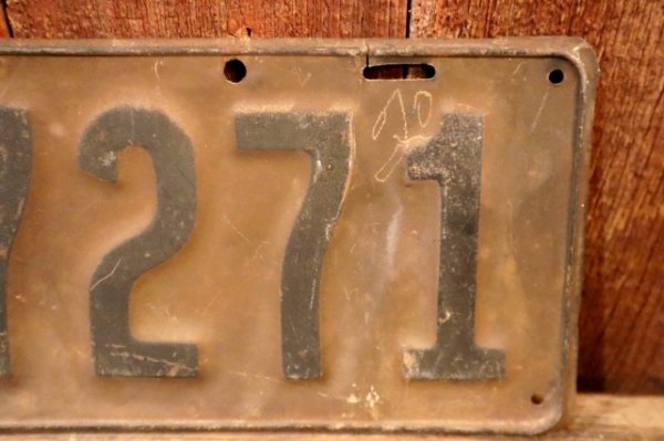 画像3: dp-250205-21 License Plate 1920's?  KANSAS "57271"