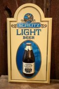 dp-250205-90 SCHLITZ LIGHT BEER 1977 Plastic Sign