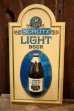 画像1: dp-250205-90 SCHLITZ LIGHT BEER 1977 Plastic Sign (1)