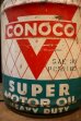 画像2: dp-250205-67 CONOCO SUPER MOTOR OIL 1950's 5 U.S. GALLONS CAN (2)