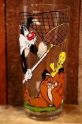 gs-250205-07 Sylvester & Tweety / PEPSI 1976 Collector Series Glass