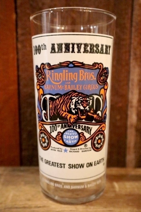 画像1: gs-250205-22 Ringling Bros. and  BARNUM CIRCUS 100th Anniversary Glass