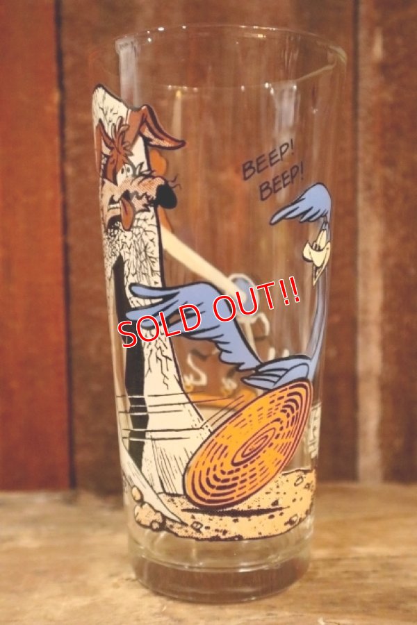 画像1: gs-250205-03 Road Runner & Wile E. Coyote / PEPSI 1976 Collector Series Glass