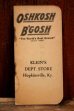 画像1: dp-250205-102 OSHKOSH B'GOSH 1950's MEMO PAD (1)