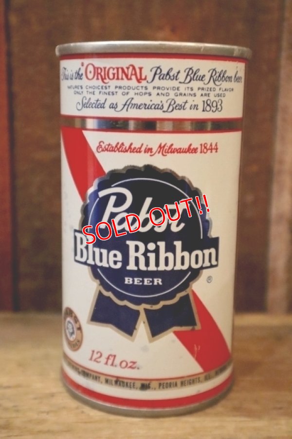 画像2: dp-250205-78 Pabst Blue Ribbon BEER 1970's 12 fl. oz. CAN