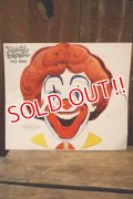 ct-250205-05 McDonald's 1968 Ronald McDonald "Un-Used" Paper Face Mask