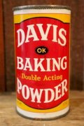 dp-250205-78 DAVIS BAKING POWDER 1970's-1980's TIN CAN