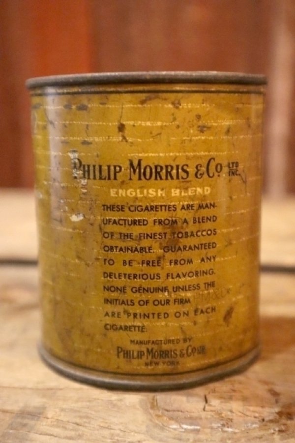 画像2: ct-250205-78 PHILLIP MORRIS 1930's CIGARETTES TIN CASE