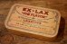 画像1: ct-250205-78 EX-LAX "FIG-FLAVOR" 1950's TIN CASE (1)