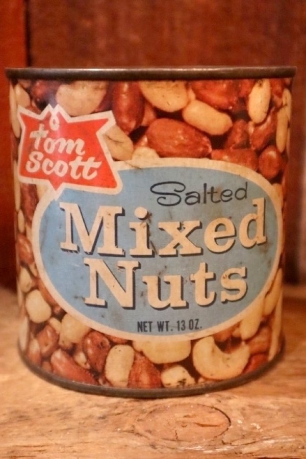 画像2: ct-250205-78 Tom Scott Salted Mixed Nuts TIN CAN