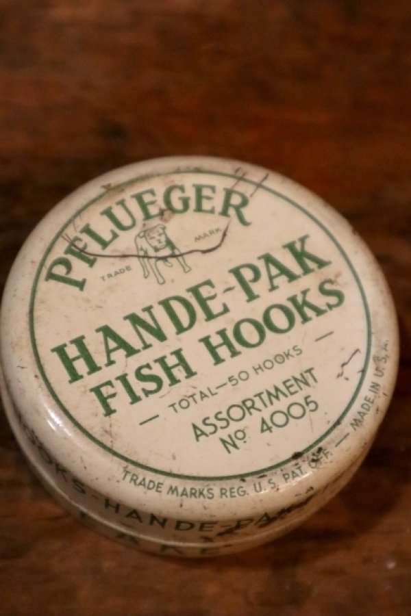 画像2: ct-250205-78 PFLUEGER HANDE-PAL FISH HOOKS 1950's TIN CASE