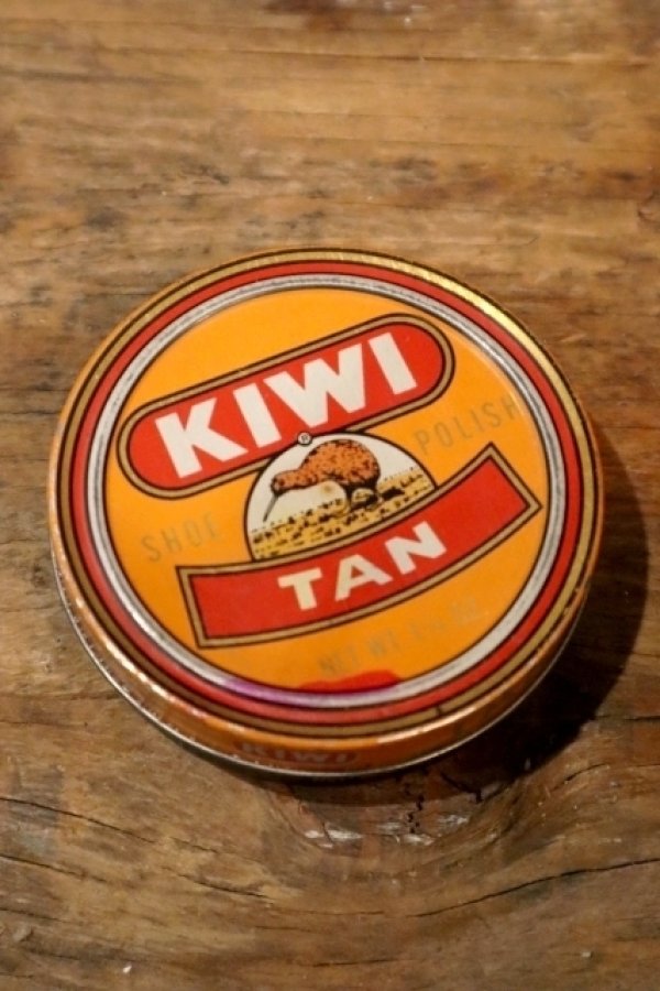 画像1: dp-250205-78 KIWI SHOE POLISH TIN CAN