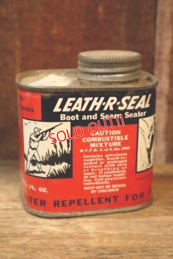 画像1: dp-250205-115 F.H. WIESSNER, INC. LEATH-R-SEAL Boot and Seam Sealer Can