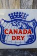 画像2: dp-250205-17 CANADA DRY Late 1980's-1990's Plastic Sign (2)