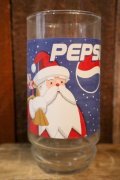 gs-250205-49 PEPSI 1990's HOLIDAY GLASS "Santa Clause"