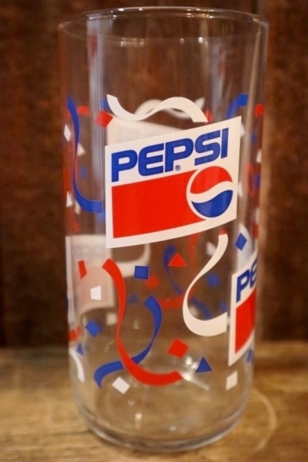 画像3: gs-250205-49 PEPSI 1990's HOLIDAY GLASS "Party"