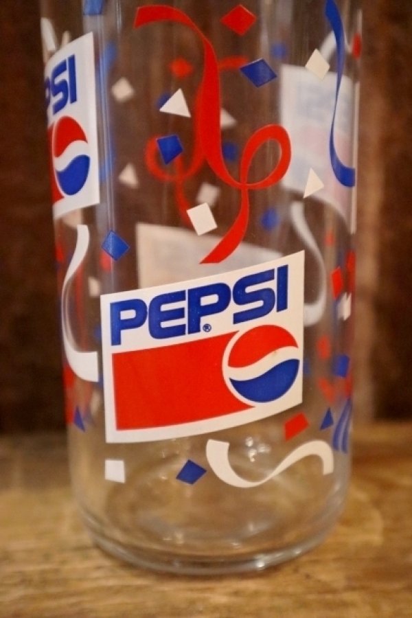 画像2: gs-250205-49 PEPSI 1990's HOLIDAY GLASS "Party"