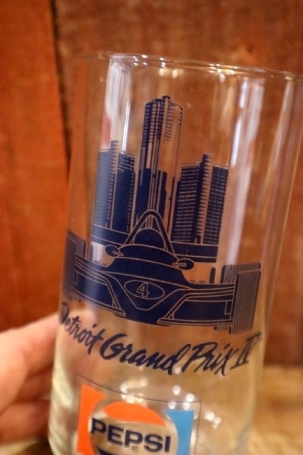 画像2: gs-250205-49 PEPSI 1980's Detroit Grand Prix IV GLASS