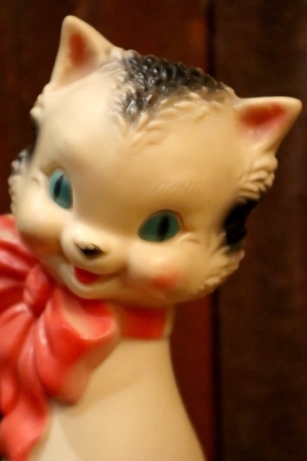 画像2: ct-250205-30 THE SUN RUBBER CO. 1950's DRESSY CAT SQUEAKY DOLL