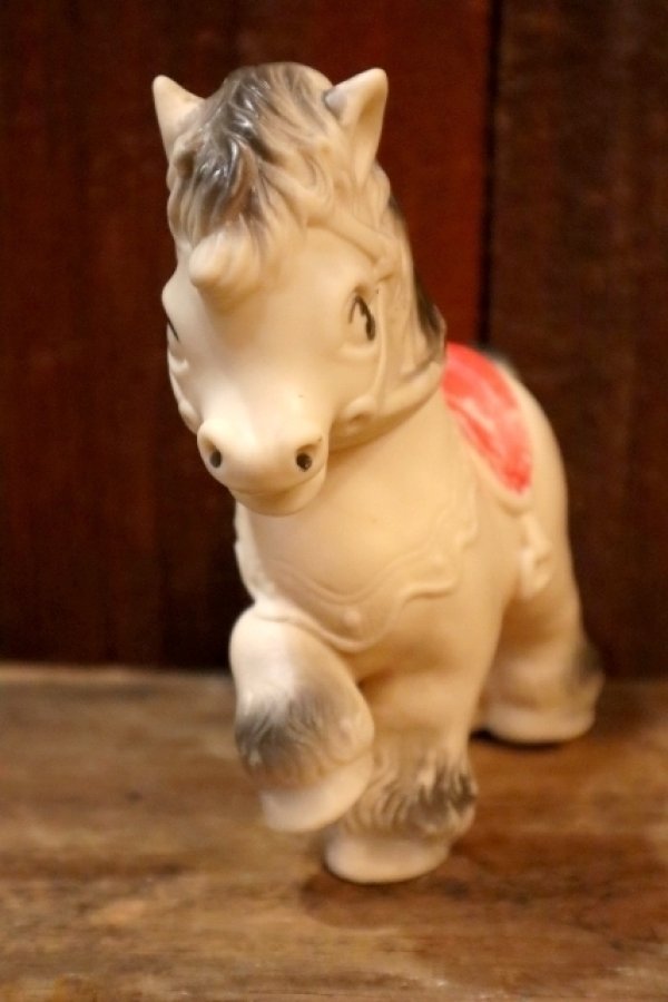 画像2: ct-250205-30 THE SUN RUBBER CO. 1950's PONY HORSE SQUEAKY DOLL