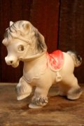 ct-250205-30 THE SUN RUBBER CO. 1950's PONY HORSE SQUEAKY DOLL