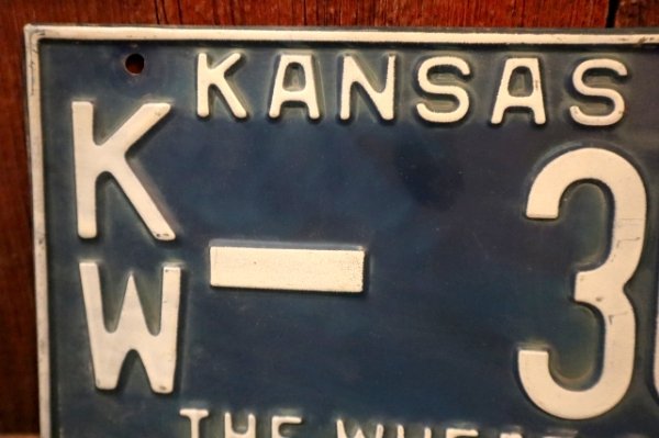 画像2: dp-250205-21 License Plate 1951 KANSAS "KW-308" Set