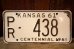 画像1: dp-250205-21 License Plate 1961 KANSAS "PR-438" (1)