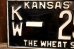 画像2: dp-250205-21 License Plate 1955 KANSAS "KW-259" Set (2)