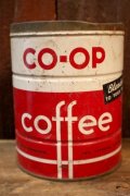 dp-250205-114 CO-OP COFFEE / 1950's Tin Can